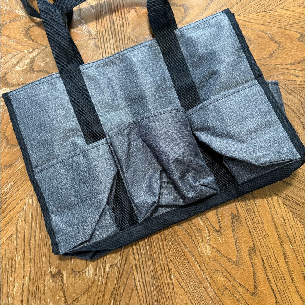 Thirty-One Gray and Black Tote Bag